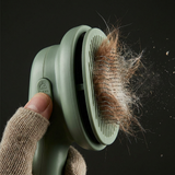 Pawly Pumpkin Brush - Knopfdruck Selbstreinigung Detail